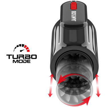 JAMYJOB VORTEX Masturbatore Uomo con Modalità Turbo e Silicone Morbido